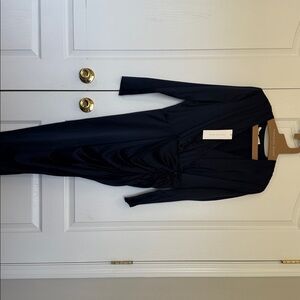 Veronica Beard Navy Wrap Dress